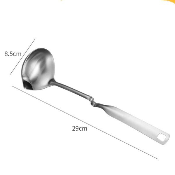 Stainless Steel Wall-mounted Oil Spoon Hot Pot Oil Filter Spoon - Image 4