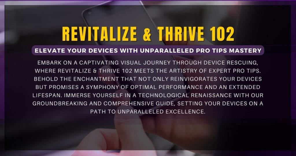 Yodimoms - Revitalize and Thrive 102 - A visual representation of the transformative power, complementing our guide on successful device rescuing.